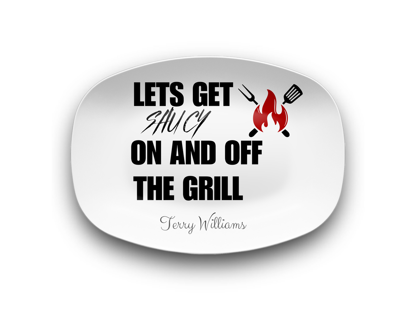 Lets Gets Saucy On And Off The Grill Platter