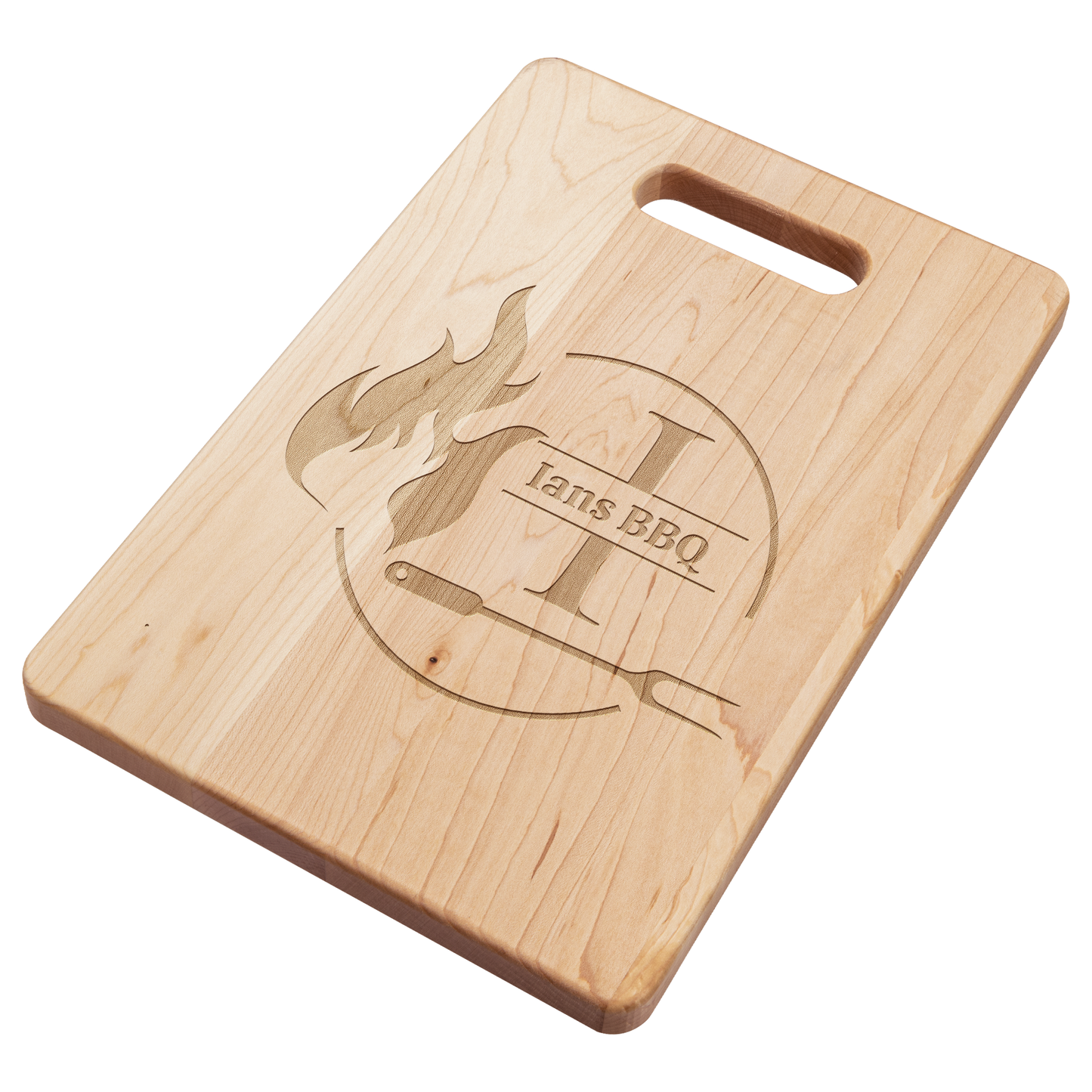 Personalised BBQ Theme Maple Cutting Board