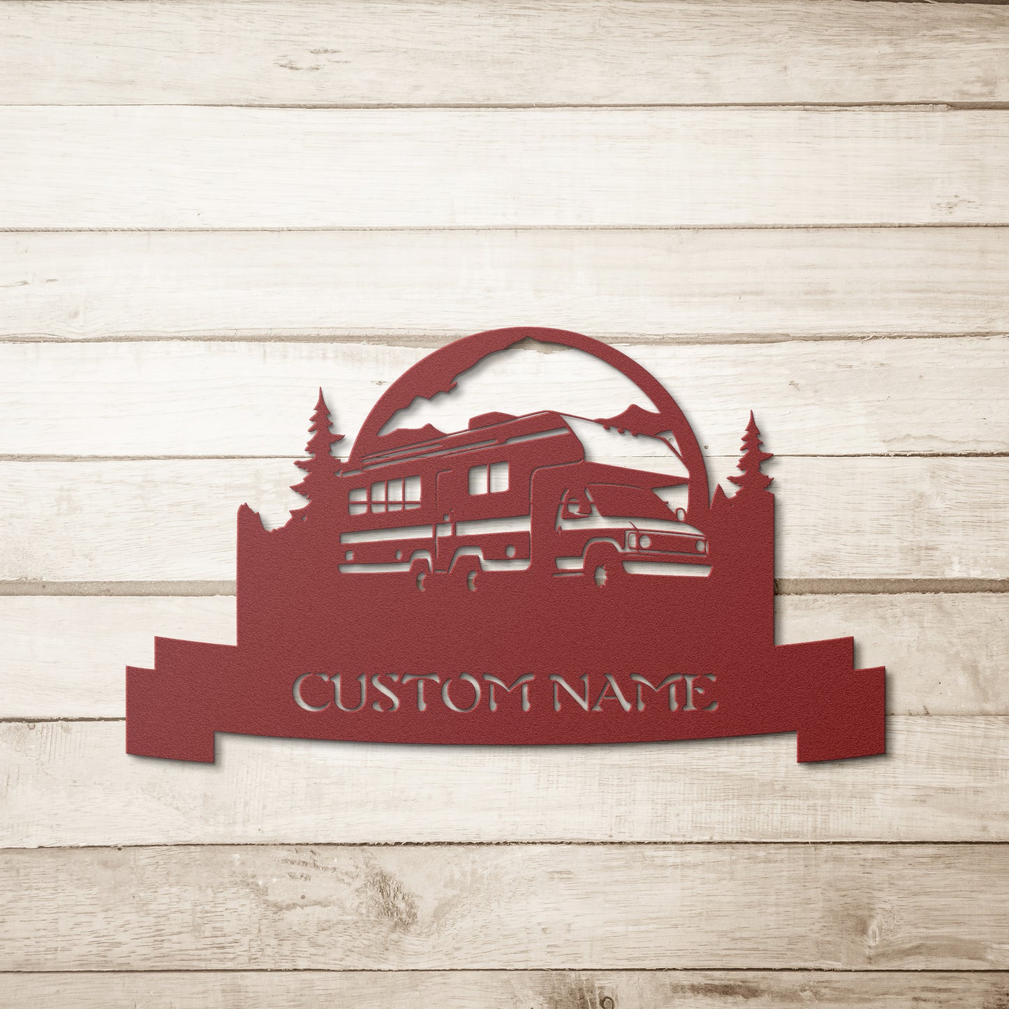 Camper Van Metal Wall Art