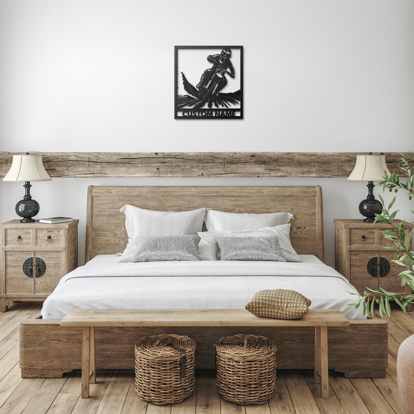Dirtbike Metal Wall Art