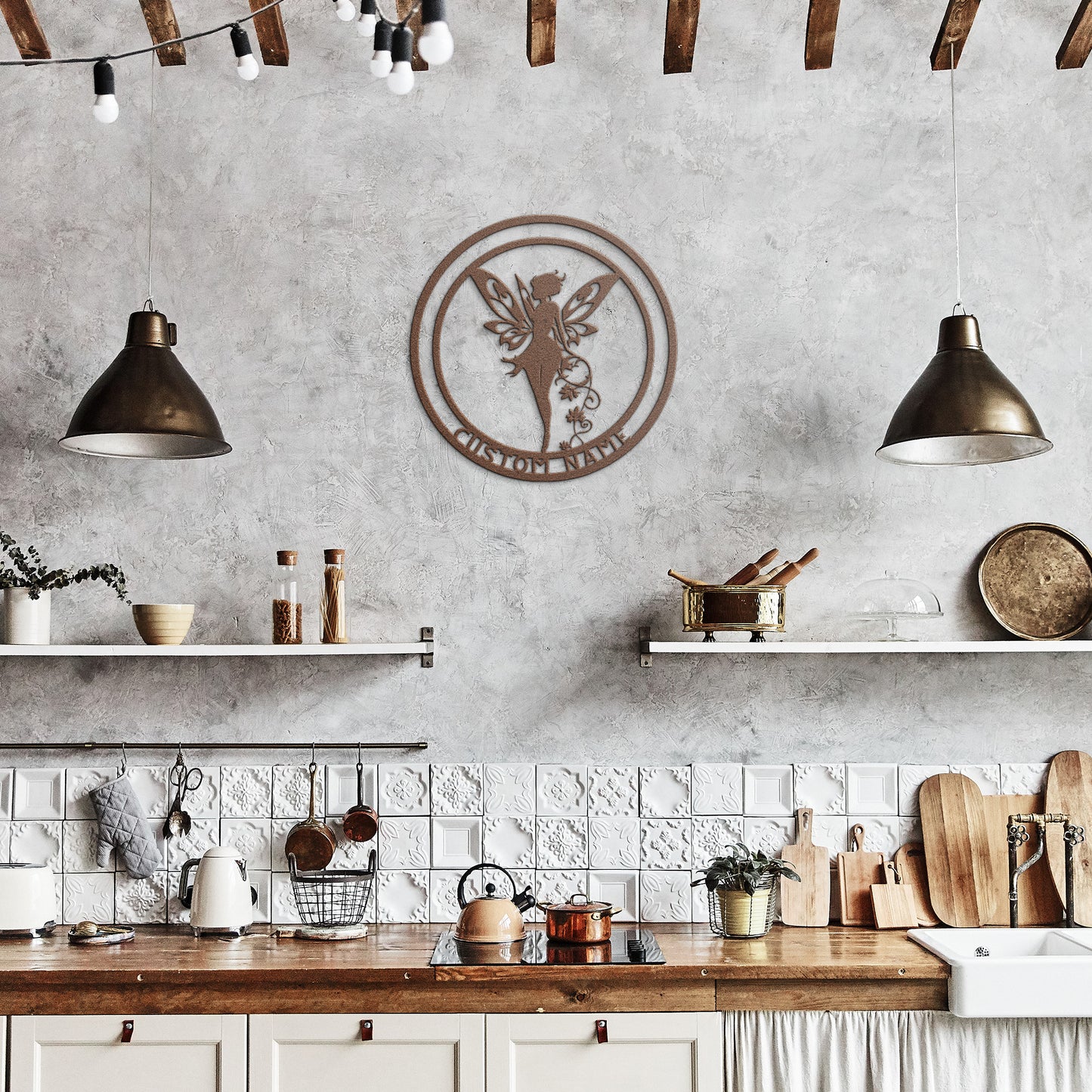 Fairy Metal Wall Art