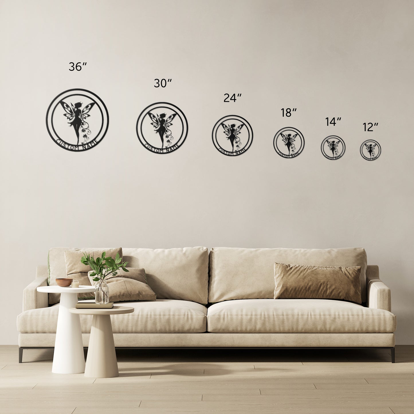 Fairy Metal Wall Art