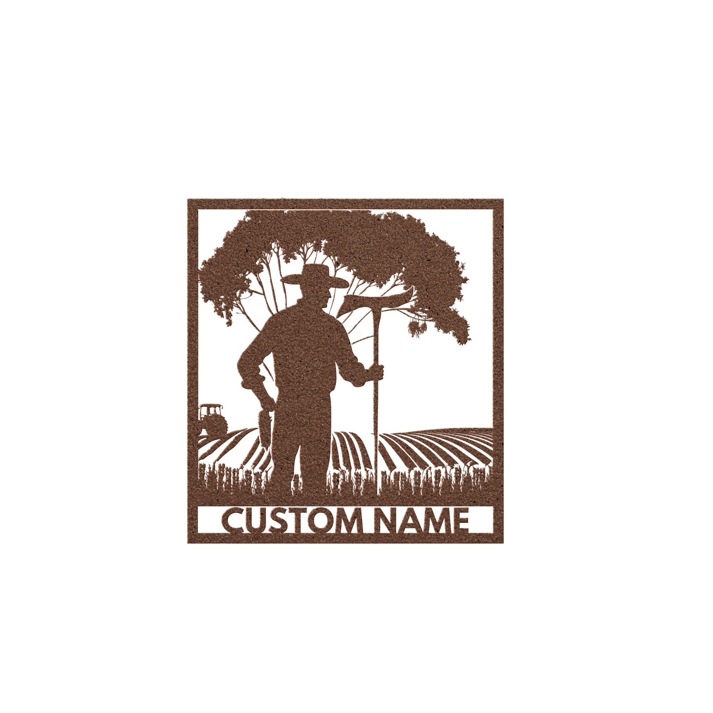Farmer Metal Wall Art