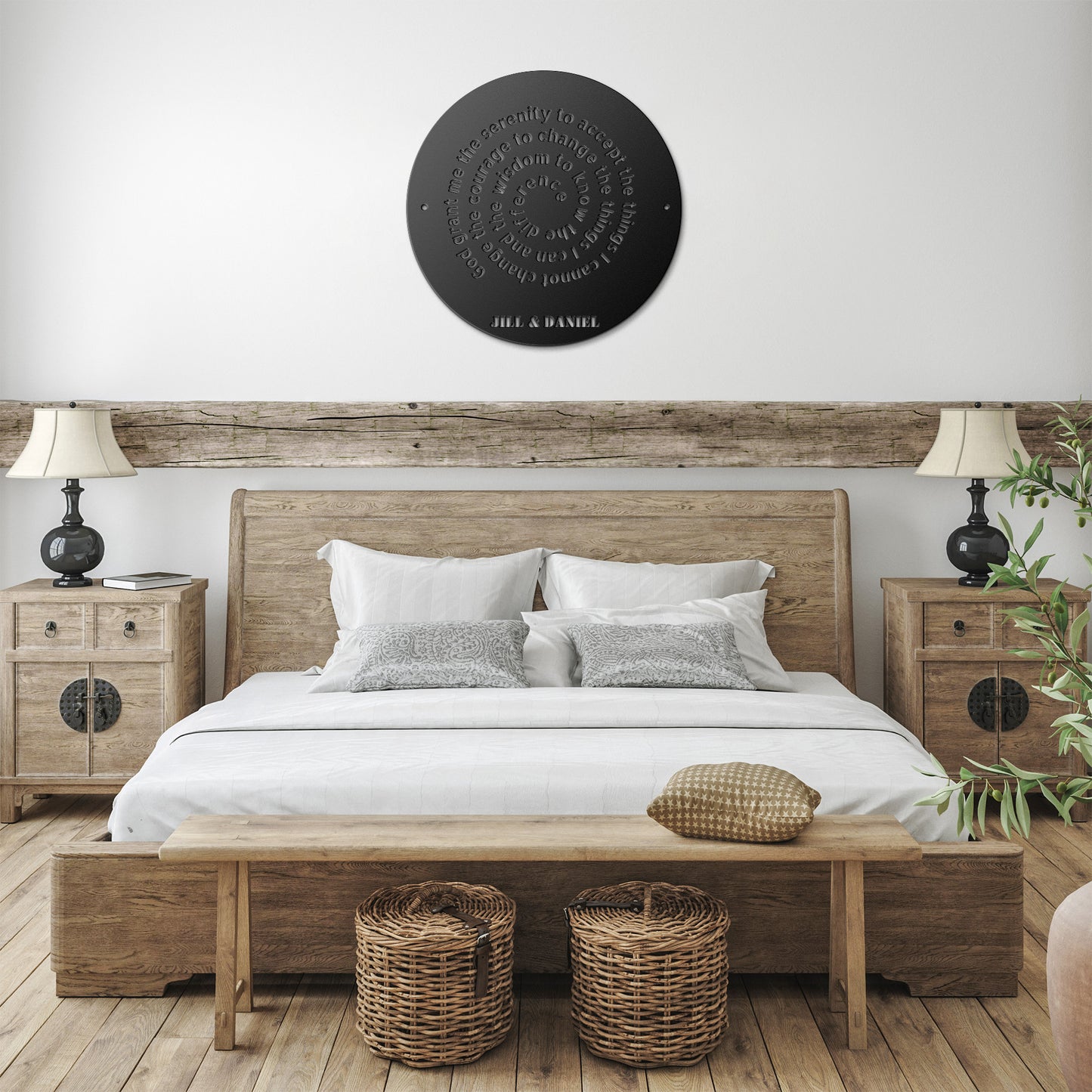God Grant Me The Serenity Metal Wall Art