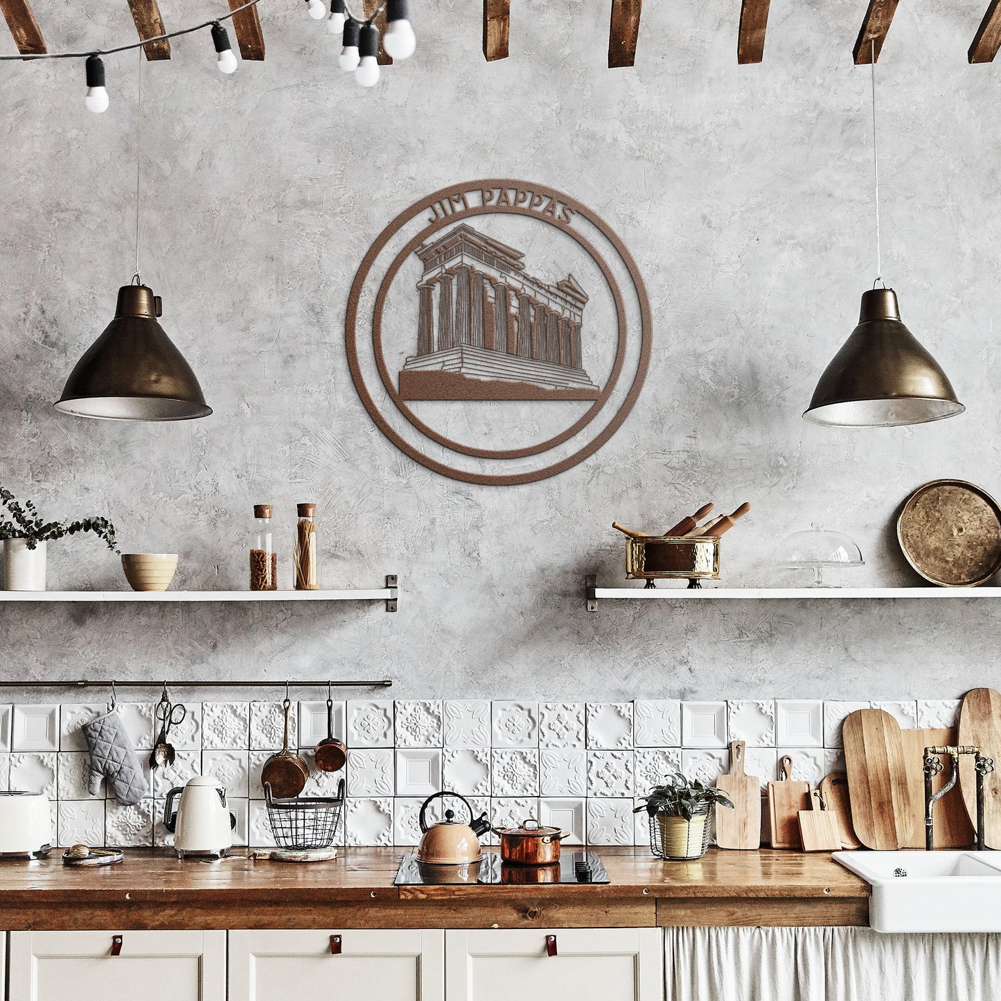 Greek Metal Wall Art