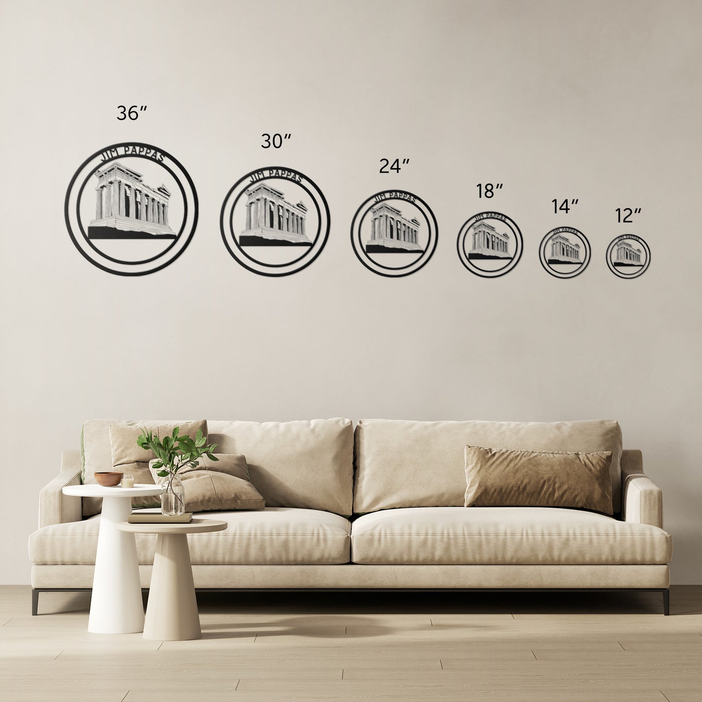 Greek Metal Wall Art