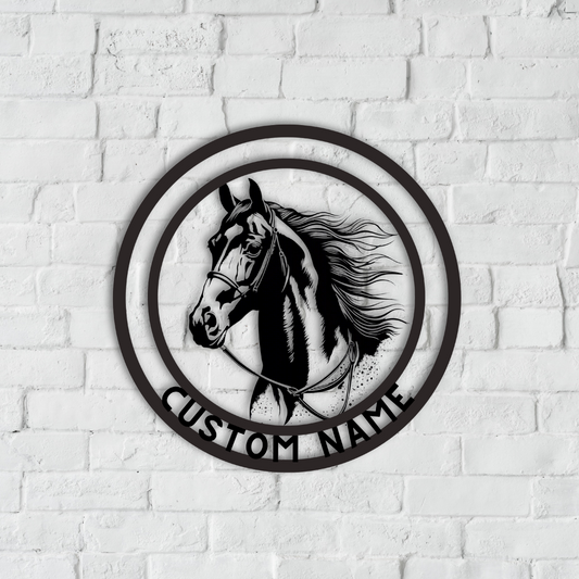 Horse Metal Wall Art