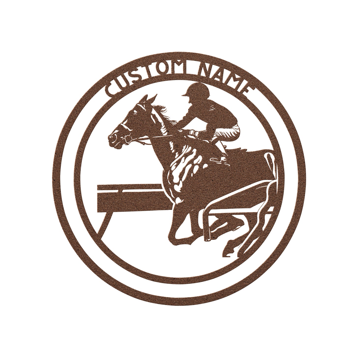 Horse Racing Metal Wall Art