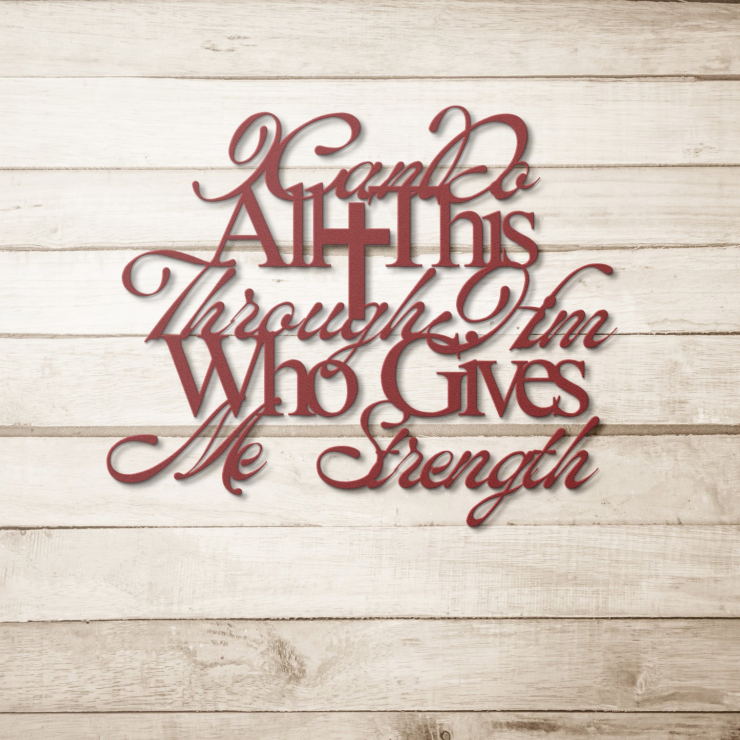 I Can Do All This Through Him Who Gives Me Strength