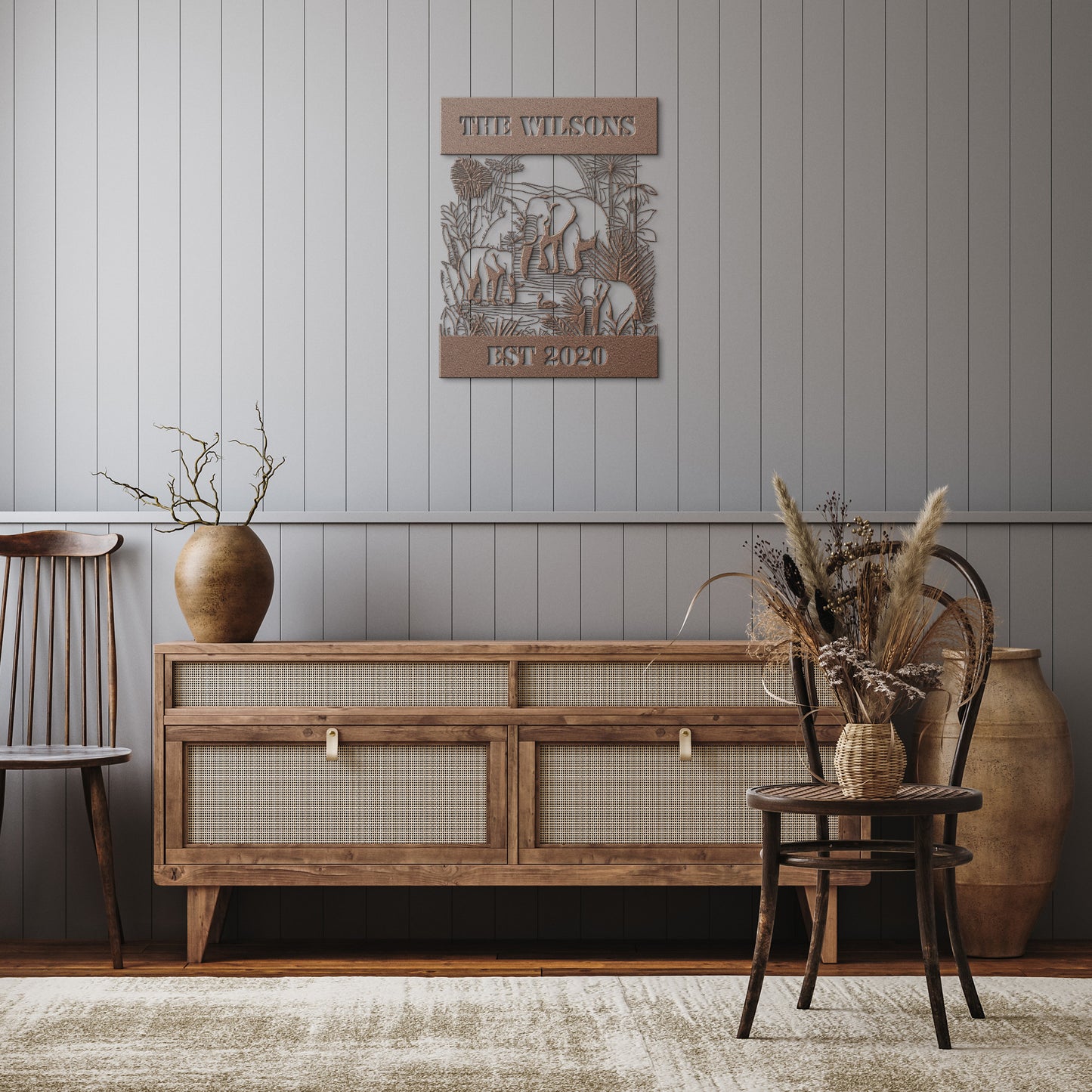 Jungle Metal Wall Art