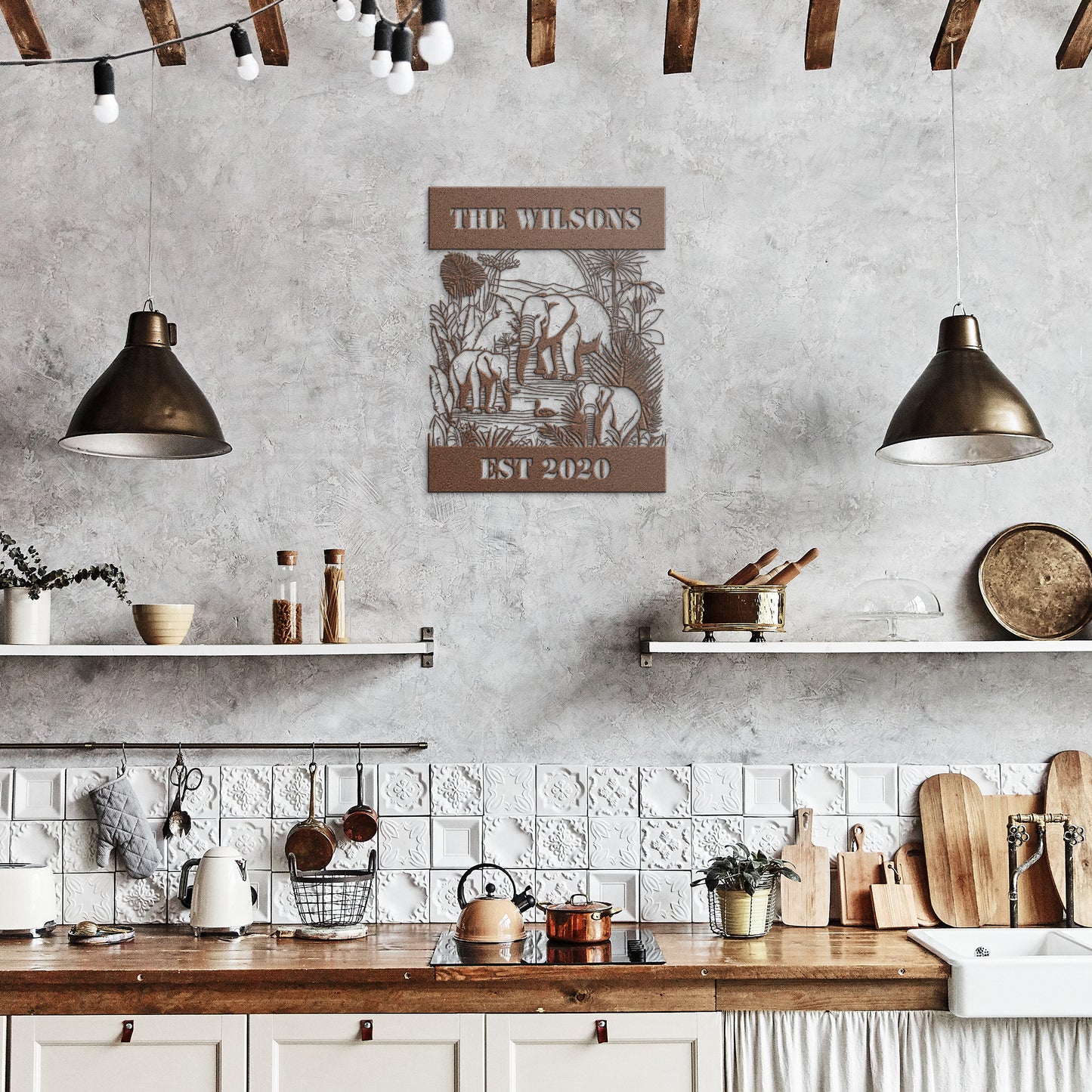 Jungle Metal Wall Art