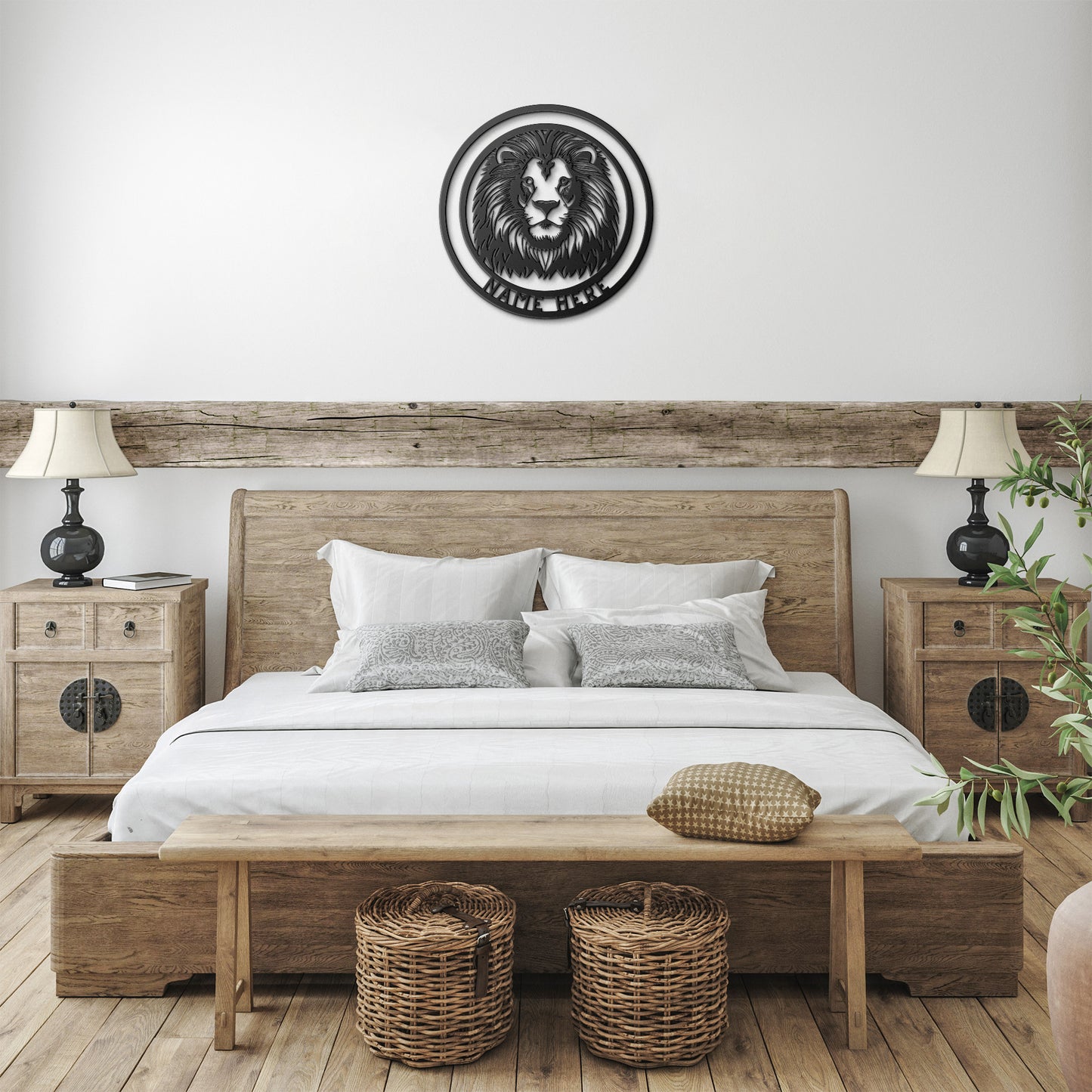 Lion Metal Wall Art