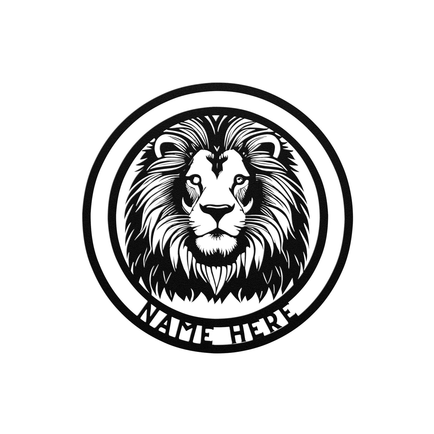 Lion Metal Wall Art