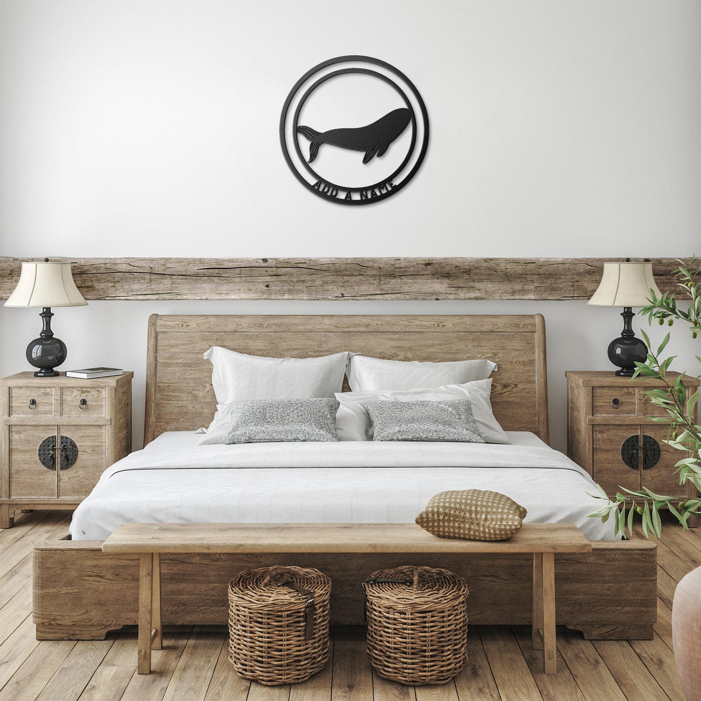 Metal Wall Art Whales