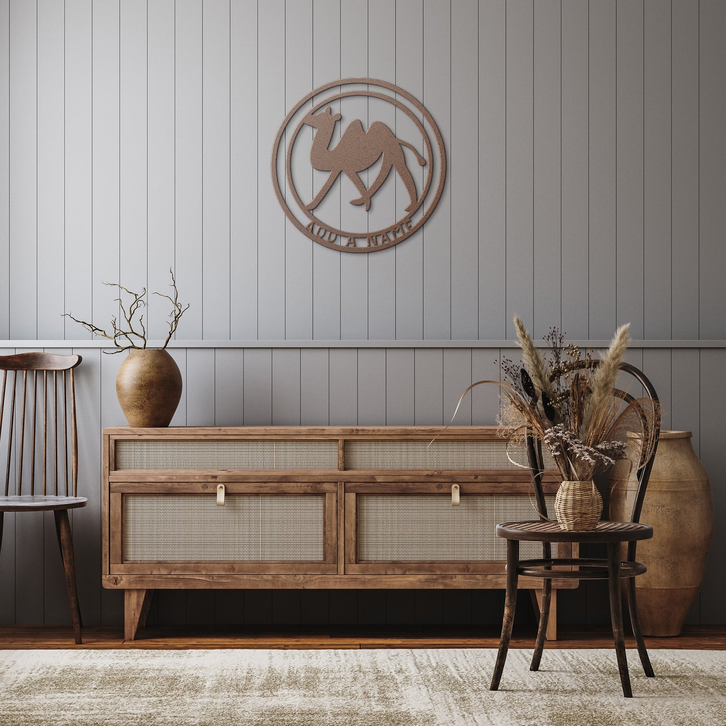 Personalized Camel Metal Sign - Customised Camel Wall Decor, Camel Metal Wall Art Signs Customized Outdoor Indoor