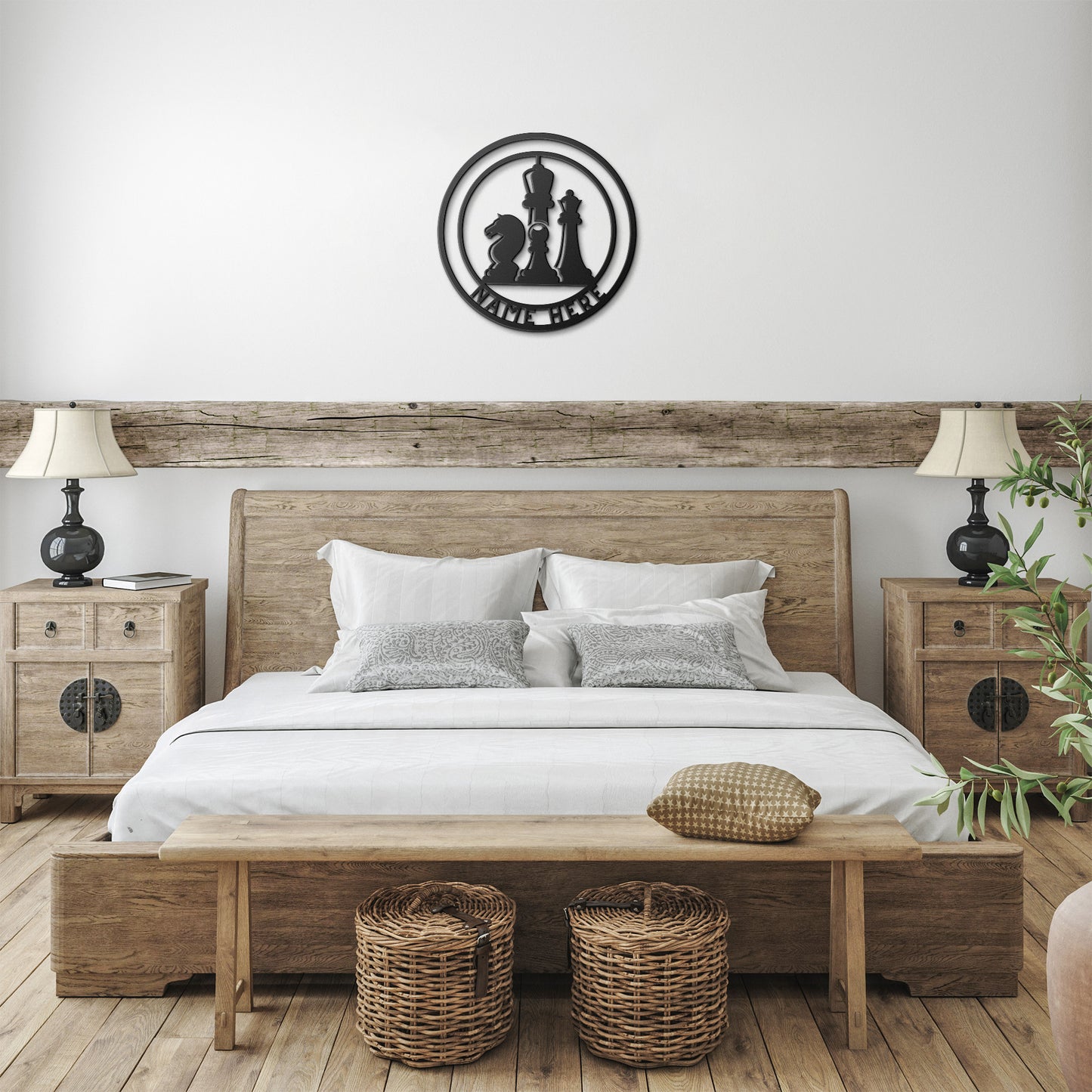 Personalized Chess Metal Sign - Customised Chess Wall Decor, Chess Metal Wall Art Chess Signs Customized Outdoor Indoor
