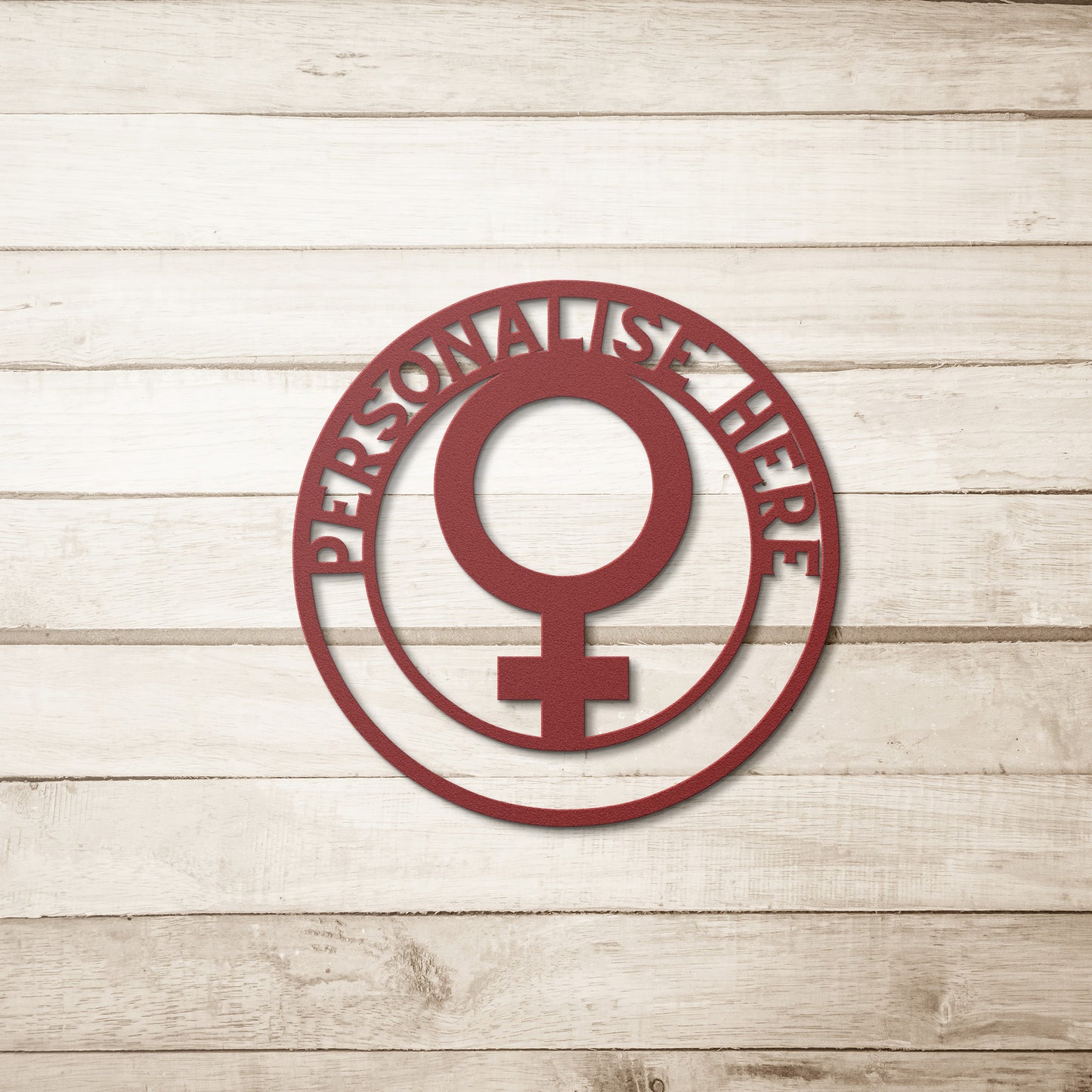Personalized Feminism Metal Wall Sign - Customised  Feminist Wall Decor,  Feminism Metal Wall Art Signs Customized Outdoor Indoor
