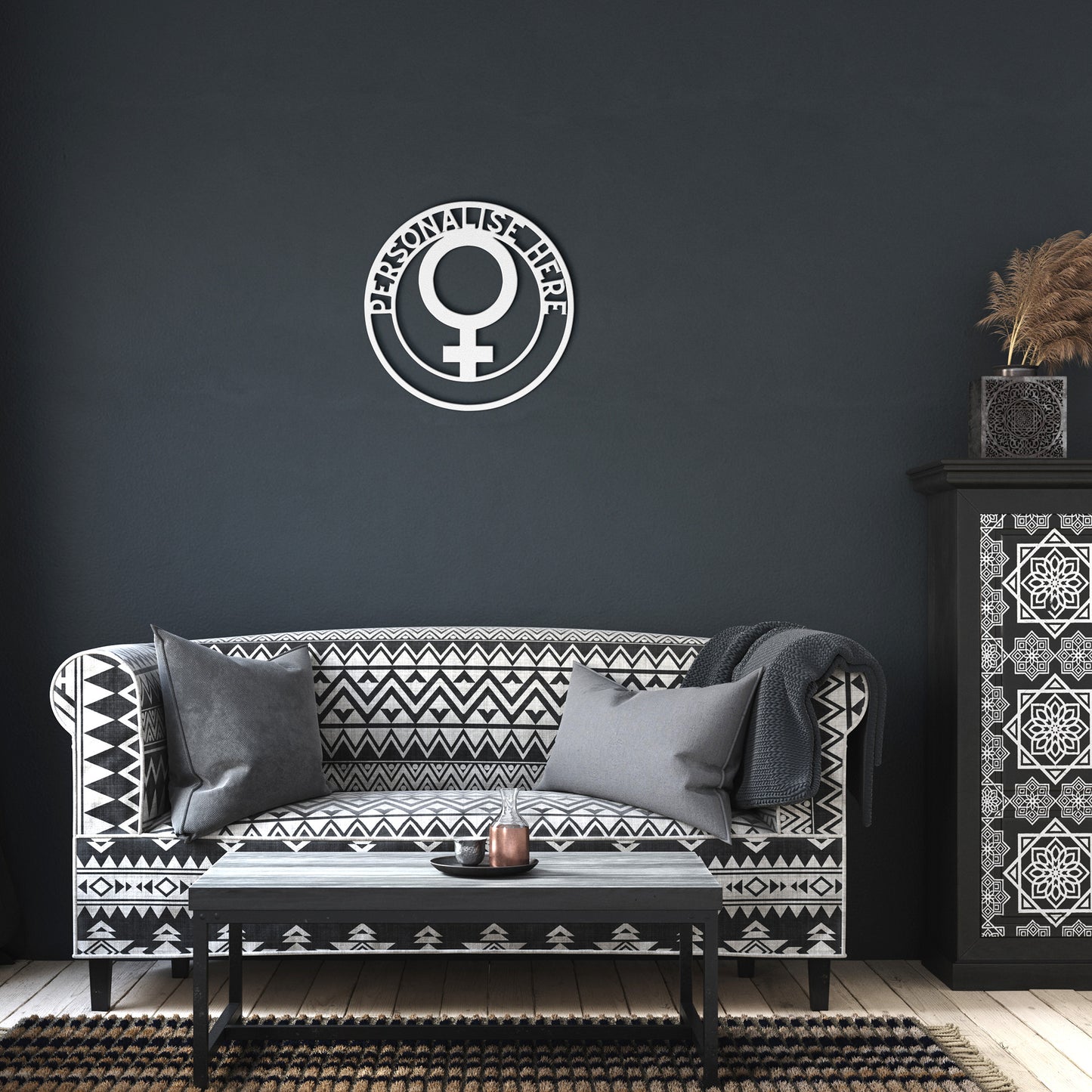 Personalized Feminism Metal Wall Sign - Customised  Feminist Wall Decor,  Feminism Metal Wall Art Signs Customized Outdoor Indoor