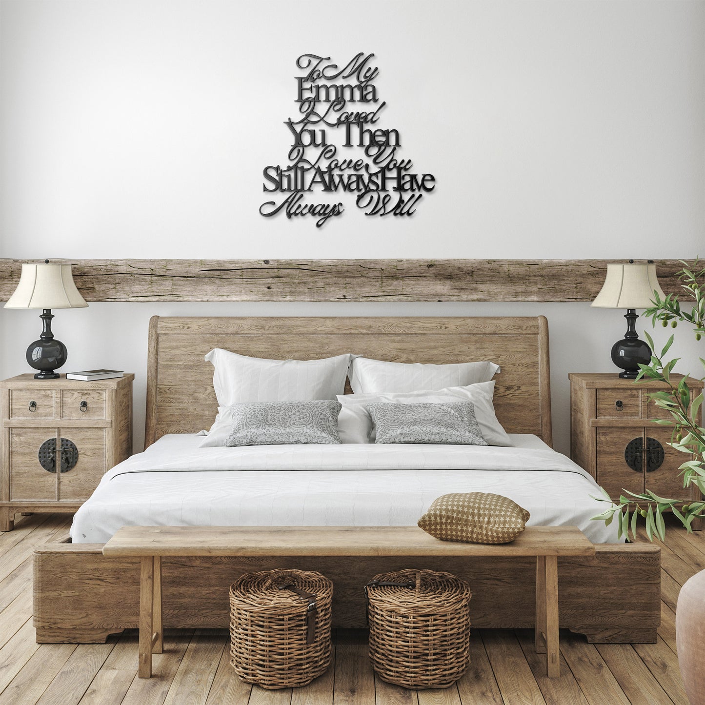 Personalized Gift For Wife Metal Wall Art