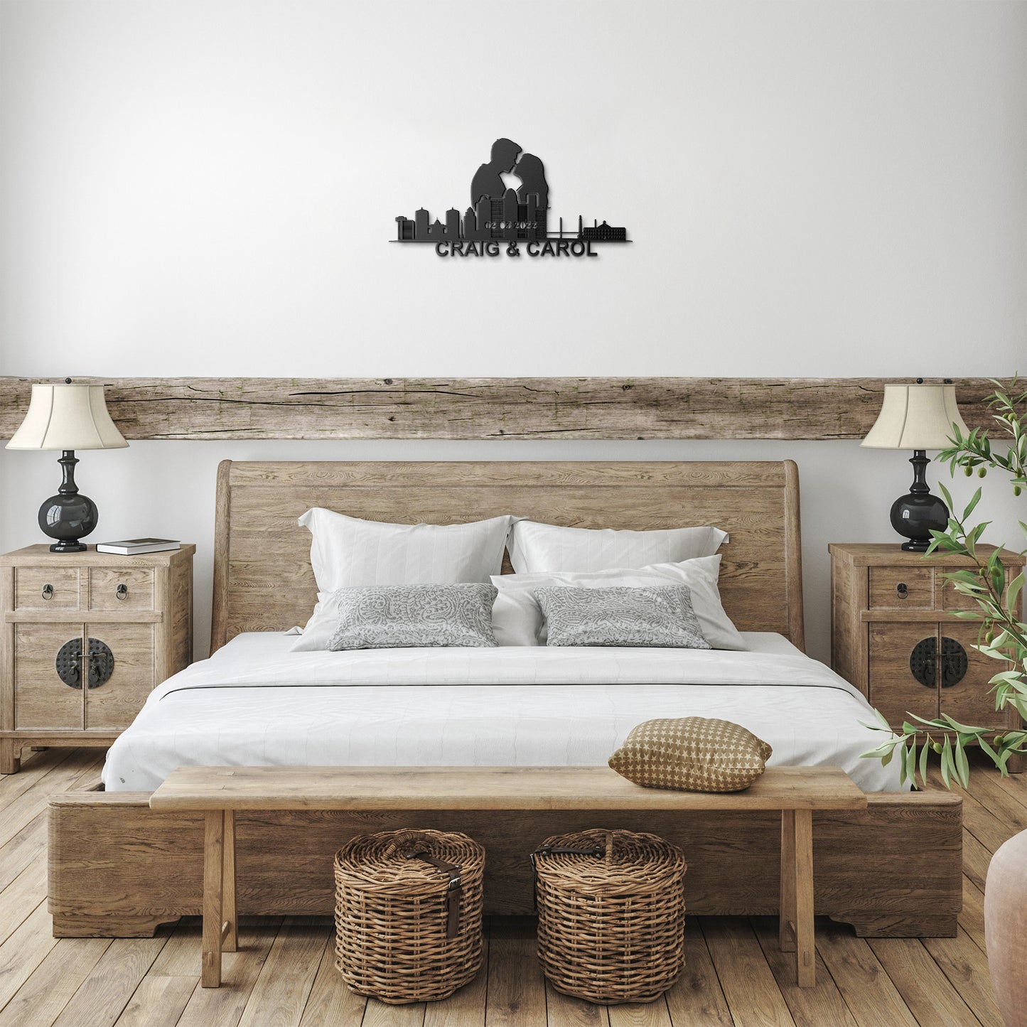 Personalized Louisville Boyfriend Anniversary Metal Wall Art