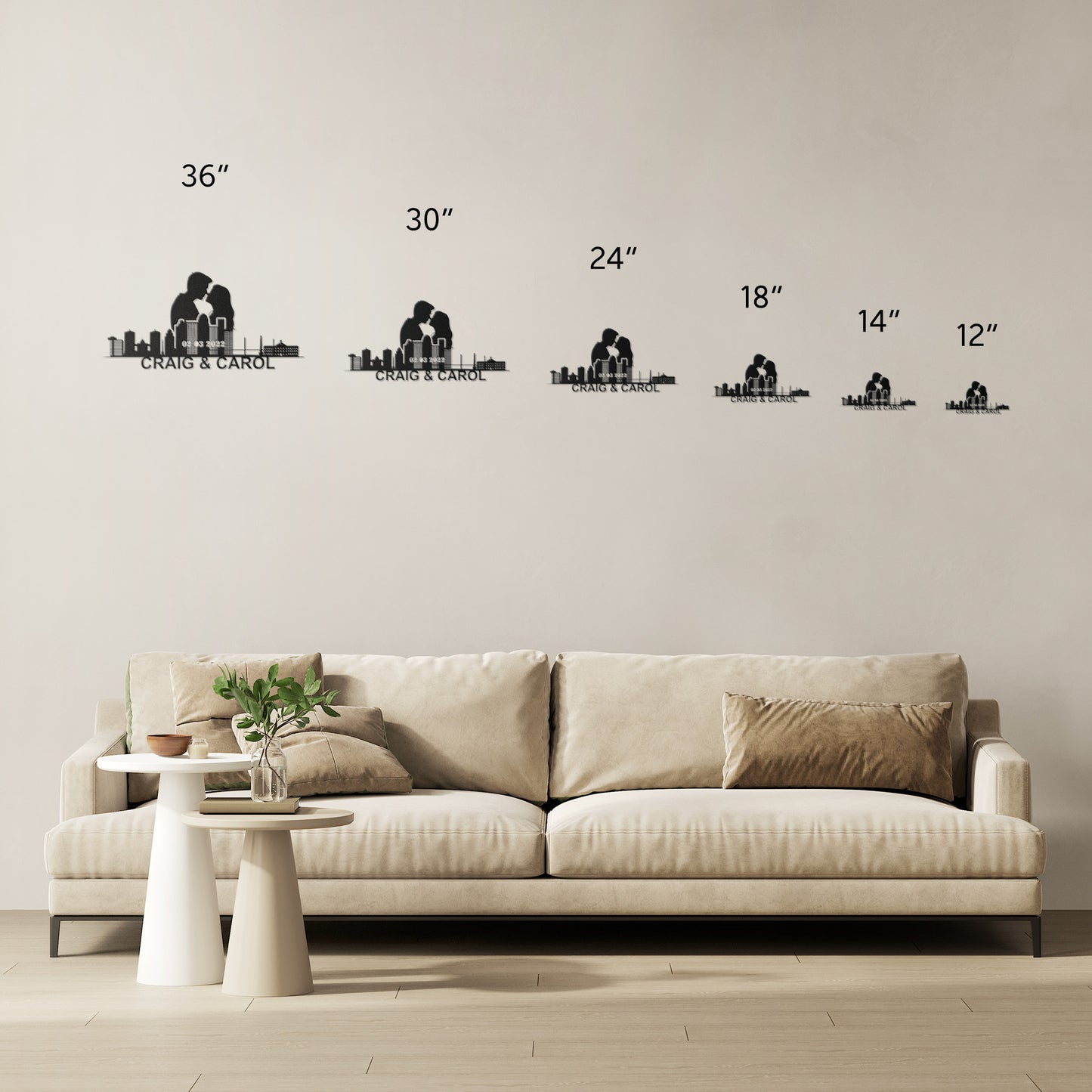 Personalized Louisville Boyfriend Anniversary Metal Wall Art