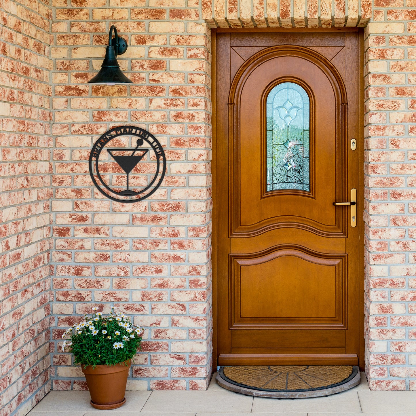 Personalized Martini Metal Sign - Customised Martini  Wall Decor, Martini  Metal Signs Customized Outdoor Indoor