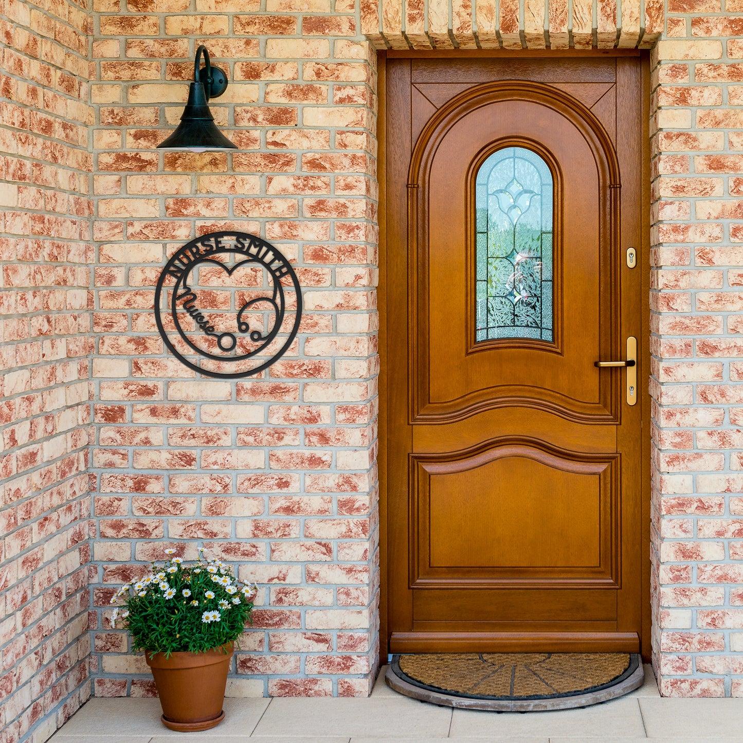 Personalized Nurse Metal Sign - Customised Nurse Wall Decor, Nurse Metal Art Signs Customized Outdoor Indoor