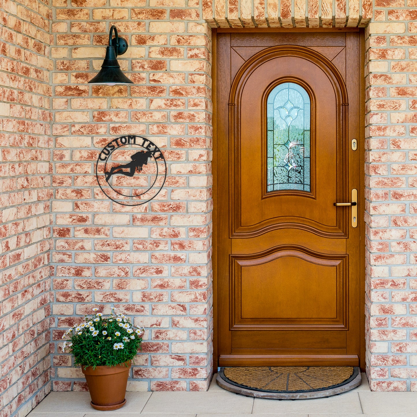 Personalized Scuba Driver Metal Sign - Scuba Driver Custom Name Wall Decor, Metal Signs Customized Outdoor Indoor, Wall Art Gift For A Scuba Driver