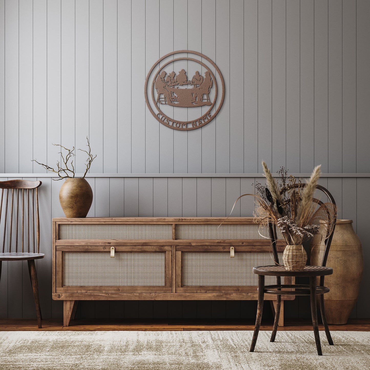 Poker Metal Wall Art