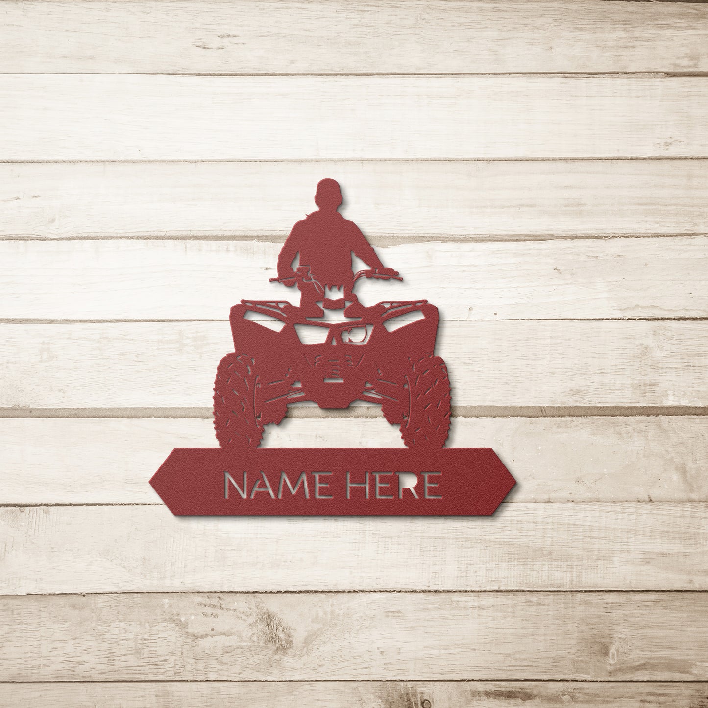 Quadbike Metal Wall Art