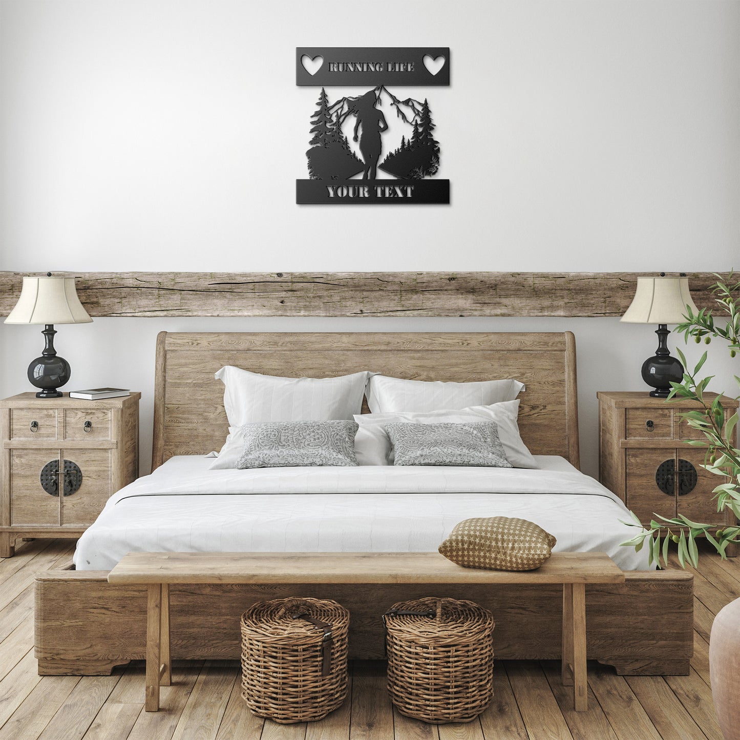 Running Metal Wall Art