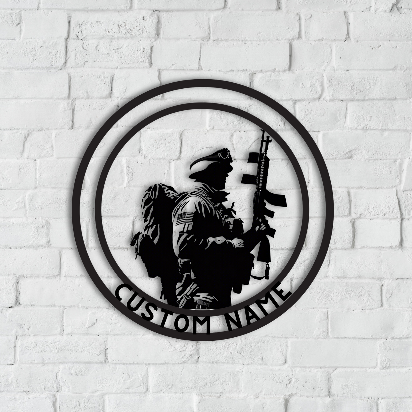 Soldier Metal Wall Art
