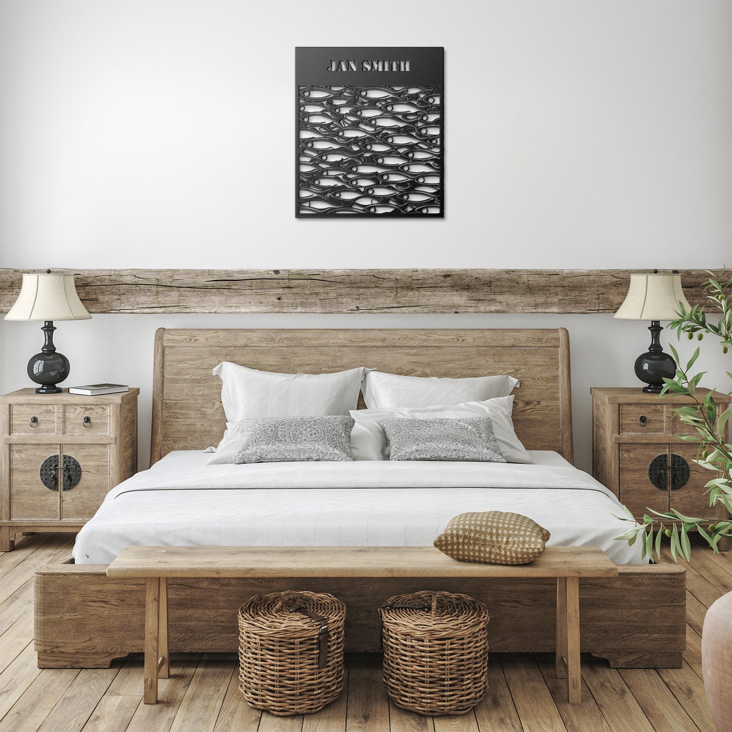 School Of Fish Metal Wall Art