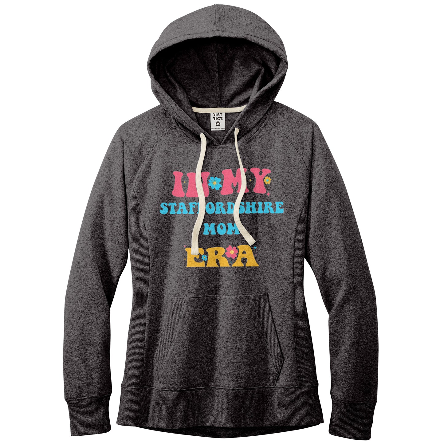 Staffordshire Dog Mom Era Fleeded Hoodie