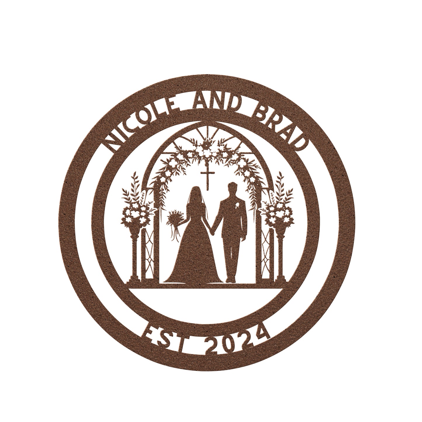Wedding Metal Wall Art