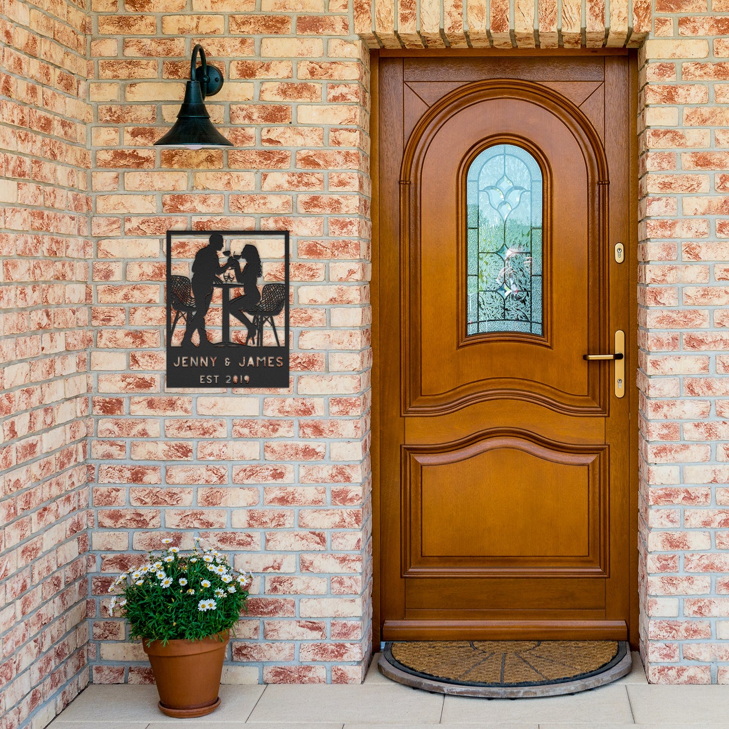 Wine Lovers Metal Wall Art