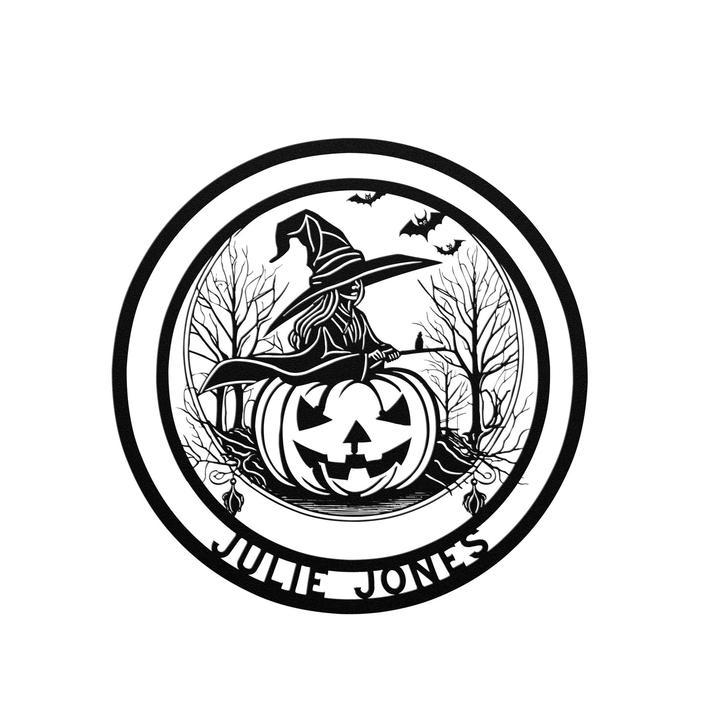 Witch Metal Wall Art