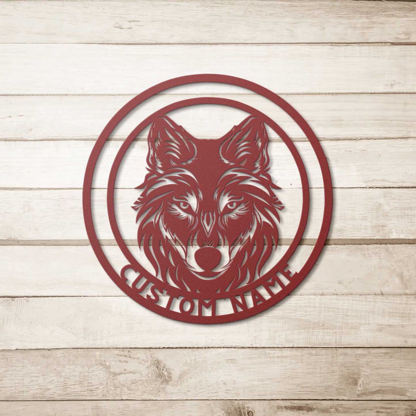 Wolf Metal Wall Art