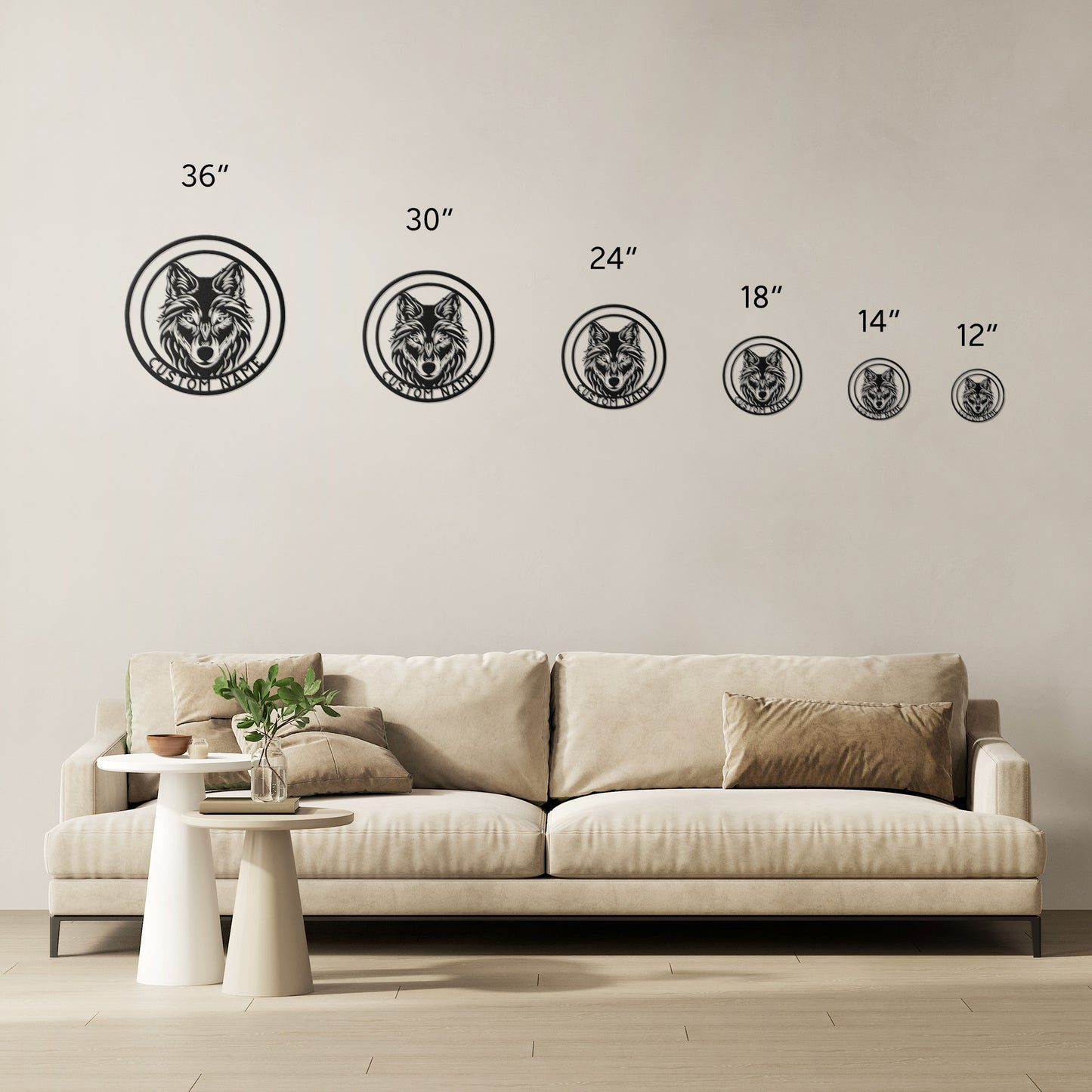Wolf Metal Wall Art