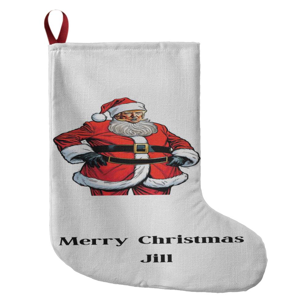 Personalized Trump Christmas Giant Holiday Stocking