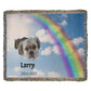 Personalized Dog Memorial Photo Woven Blanket