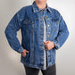Custom Bridesmaid Oversized Denim Jacket With Name, Personalized Name Bridesmaid Denim Jacket, Custom Gift For Bridesmaid, Custom Bridal Party Gifts,