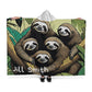 Sloth Hooded Blanket