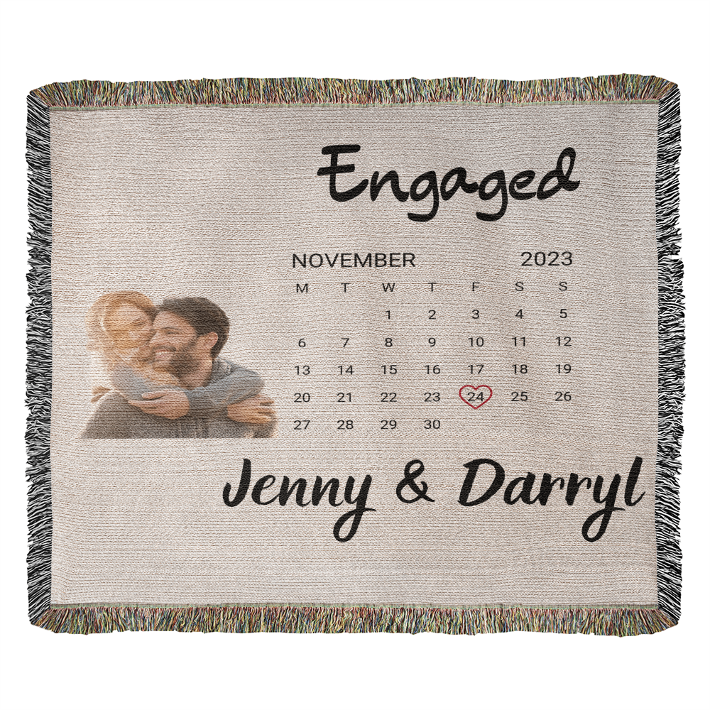 Personalized Couple Heirloom Blanket