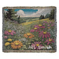 Personalized Wild Flower Heirloom Woven Blanket