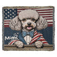 Personalized Poodle Heirloom Woven Blanket