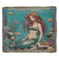 Personalized Mermaid Heirloom Woven Blanket
