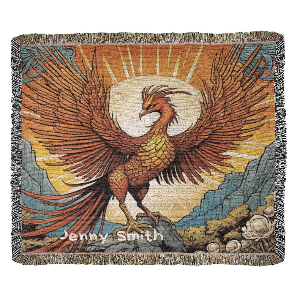 Personalized Phoenix Heirloom Woven Blanket