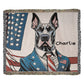 Personalized Great Dane Heirloom Woven Blanket