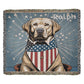 Personalized Labrador Retriever Heirloom Woven Blanket